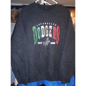 Dodgers Men/ Women’s crewneck Mexican flag graphic sweatshirt size large